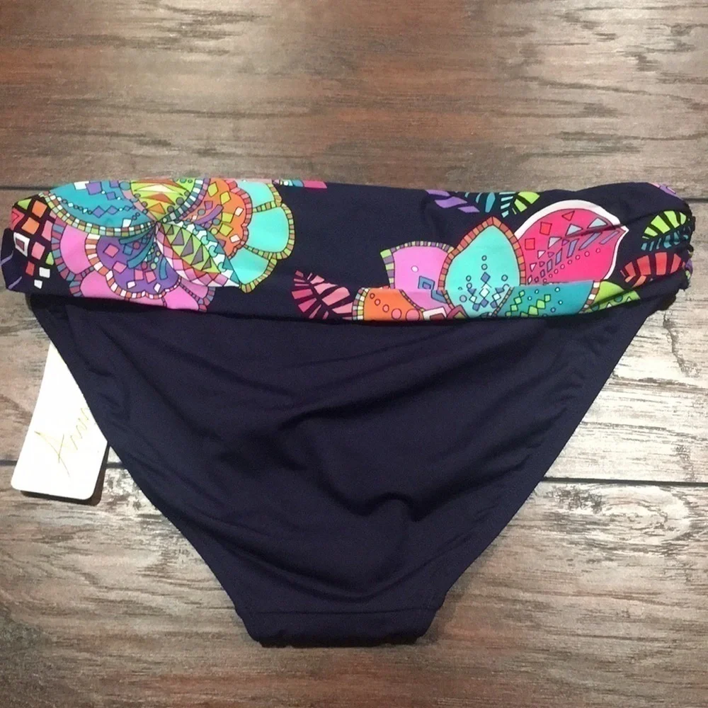 NWT Anne Cole signature Flower  bottom swim
